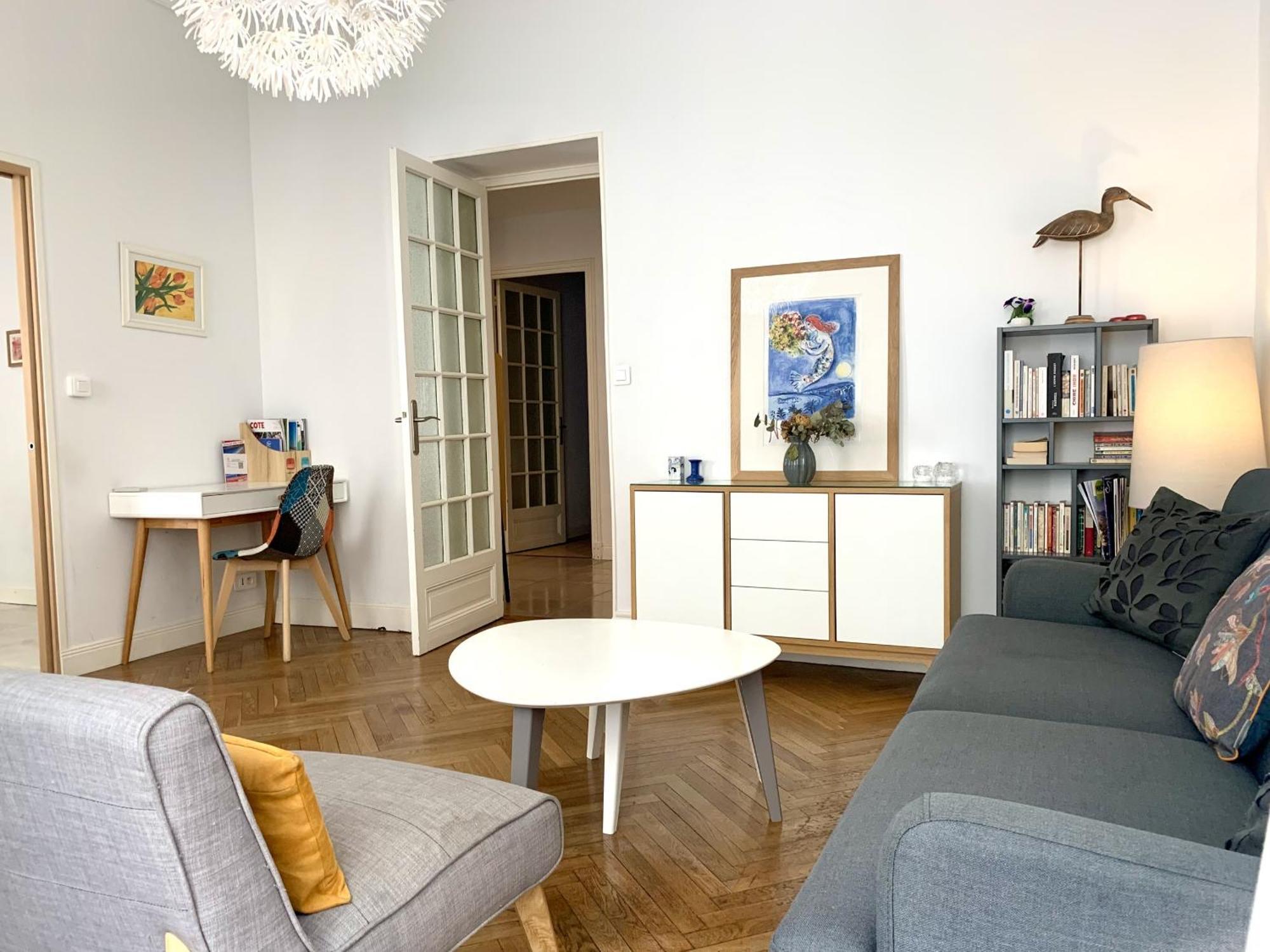 Aparthotel Riviera - 2 Minutes De La Plage - Exceptionnel 2 Chambres Ac - Balcon Meyerbeer 1 نيس المظهر الخارجي الصورة